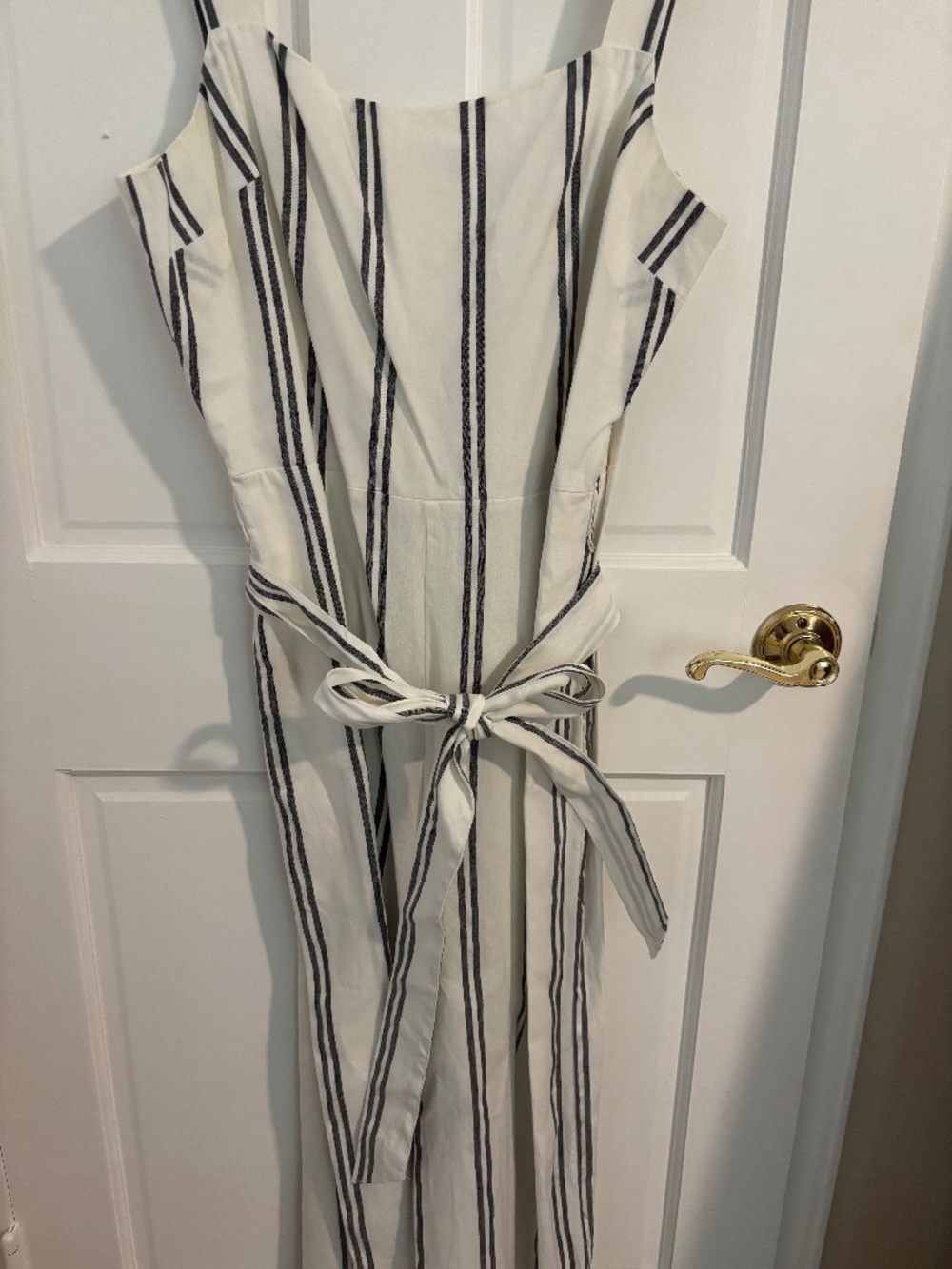 Cotton poplin jumpsuit